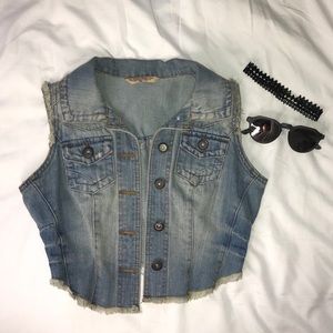 HIGHWAYJEANS: Jean jacket - crop
